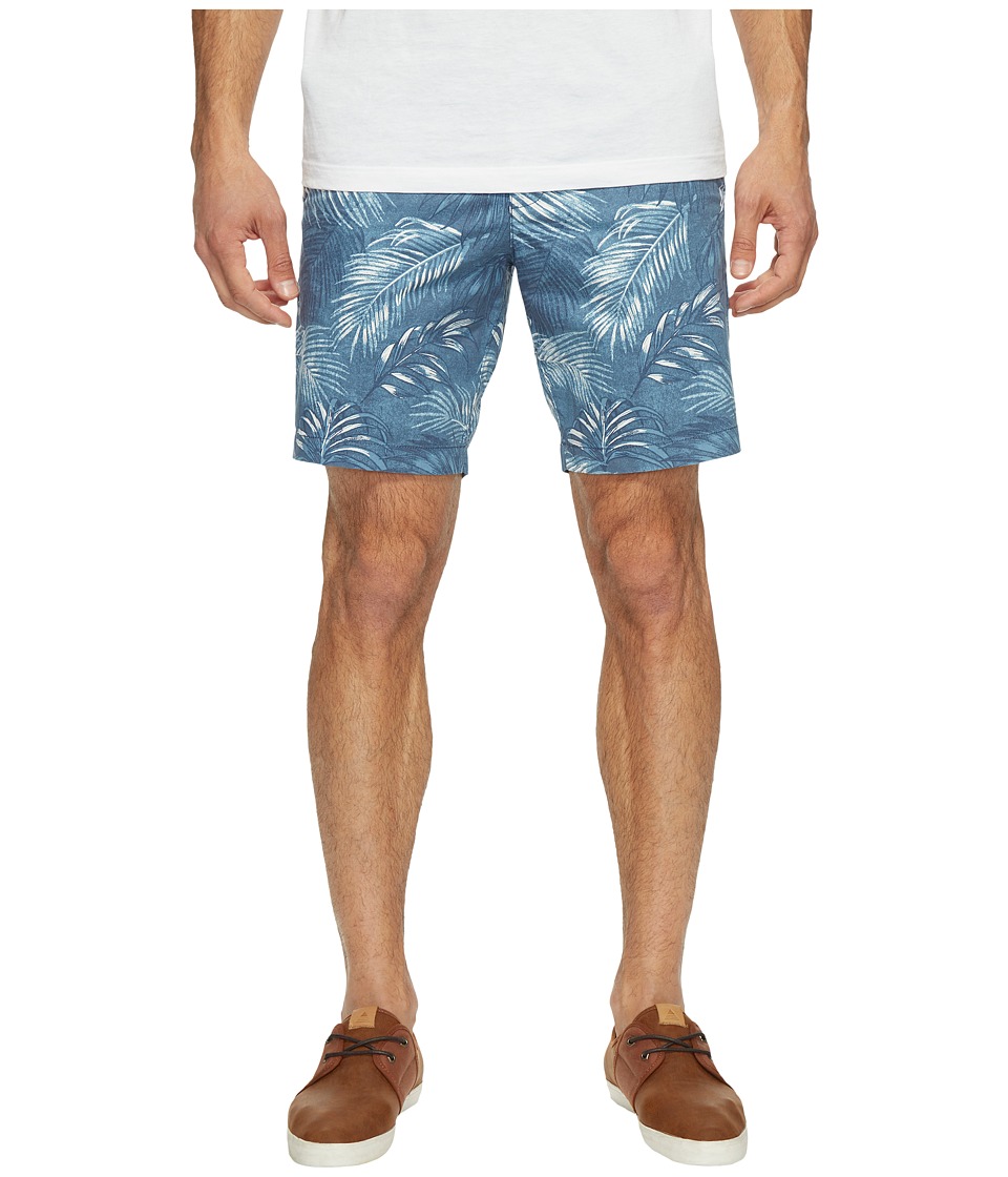 Original Penguin P55 8 Floral Printed Shorts (Dark Denim) Men