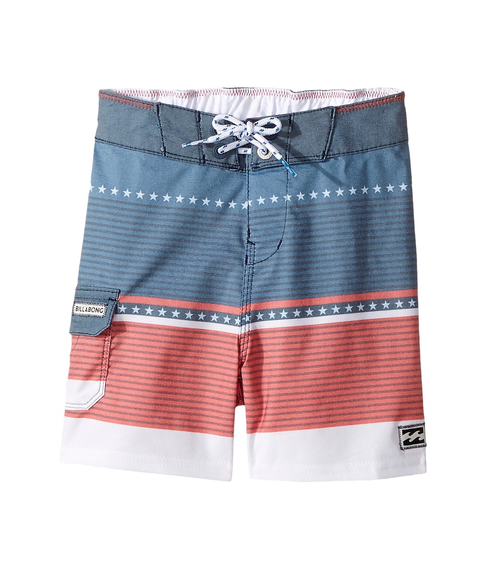 Billabong Kids Spinner LT Print (Toddler/Little Kids) (Navy) Boy