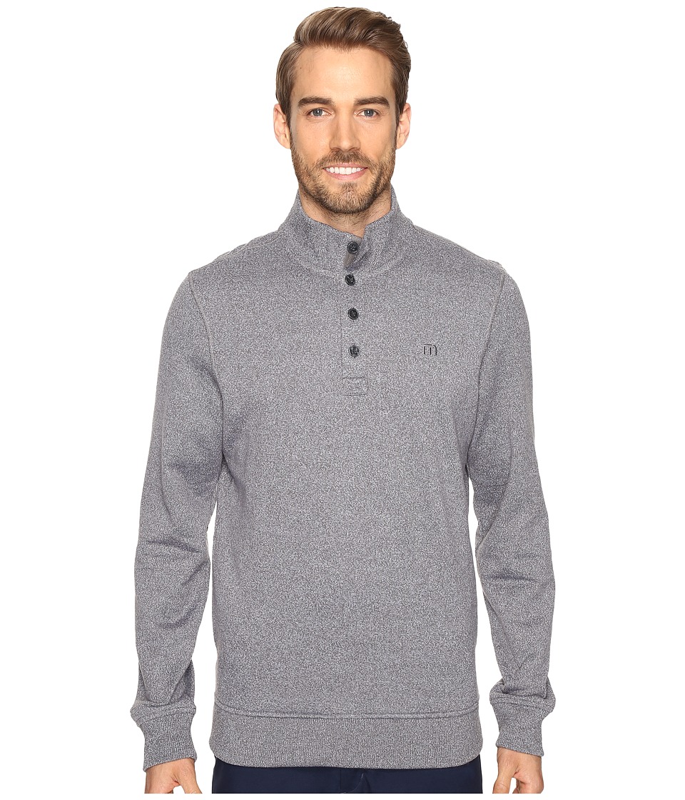 TravisMathew Wall Sweater (Quiet Shade/White) Men