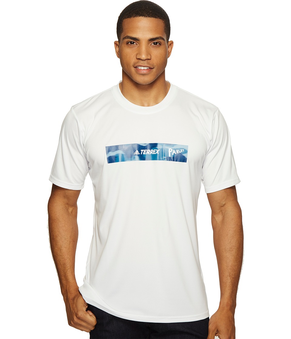adidas Outdoor Parley Logo Tee (White) Men