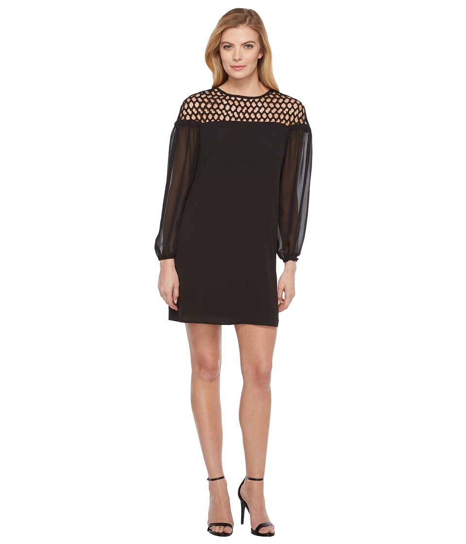 Laundry by Shelli Segal 3/4 Sleeve Cocktail Dress (Black) Women