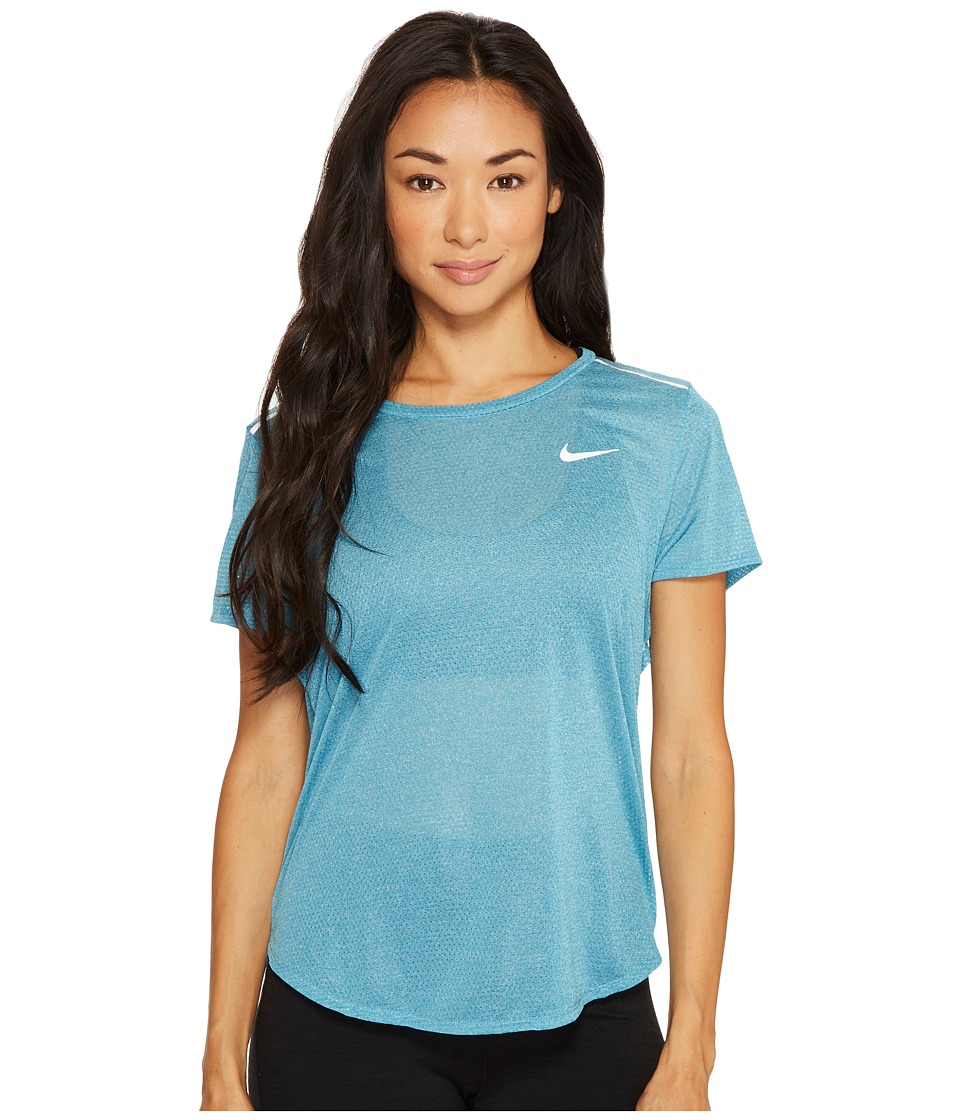 Nike Breathe Running Top (Blustery/Heather) Women