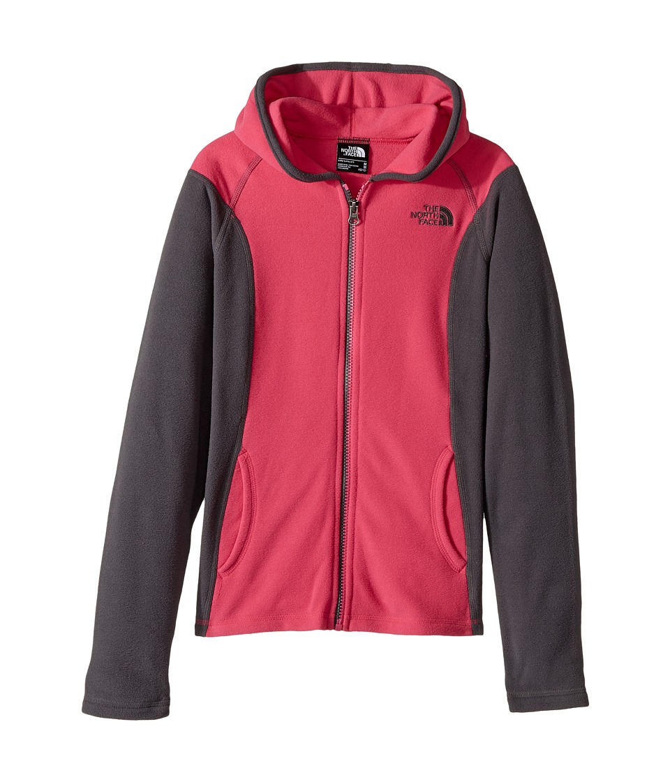 The North Face Kids Glacier Full Zip Hoodie (Little Kids/Big Kids) (Petticoat Pink) Girl