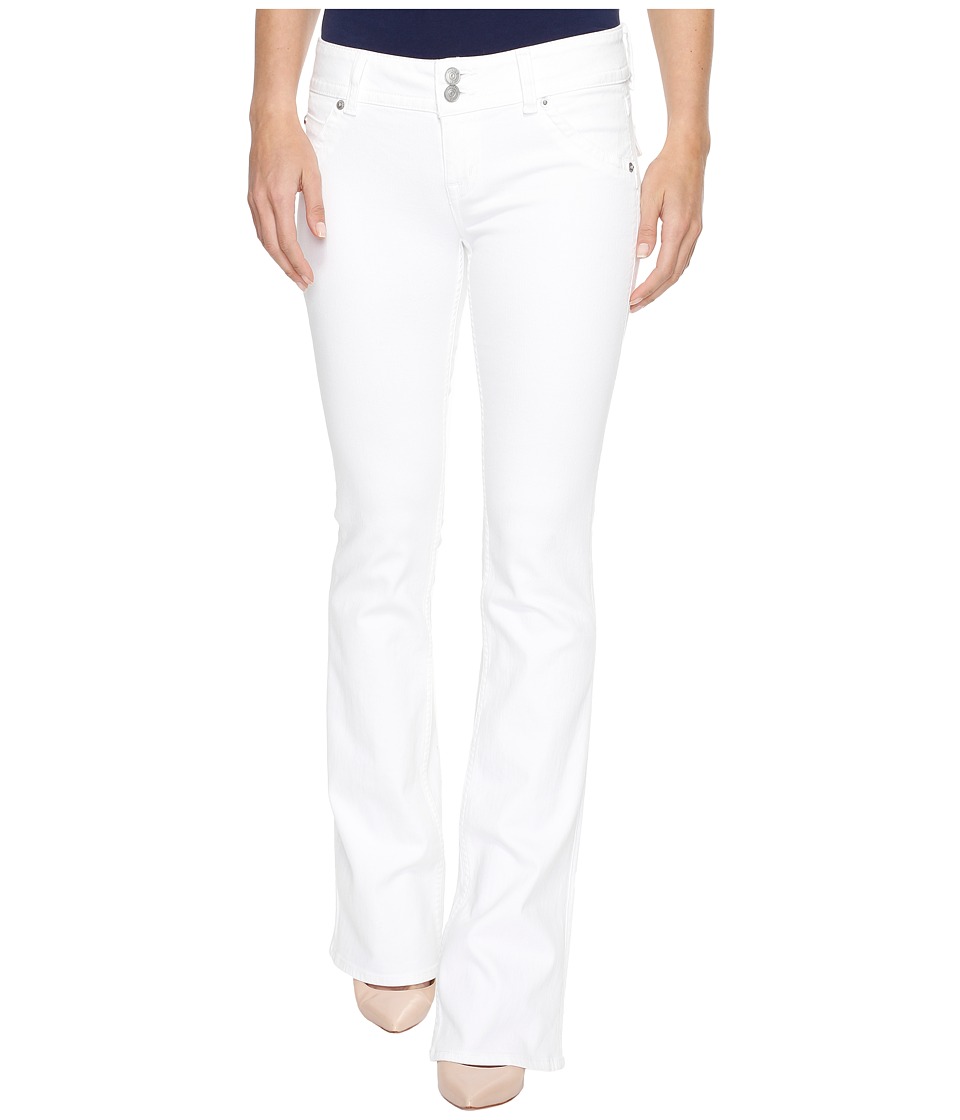 Hudson Signature Bootcut Flap Pocket Jeans in White (White) Women
