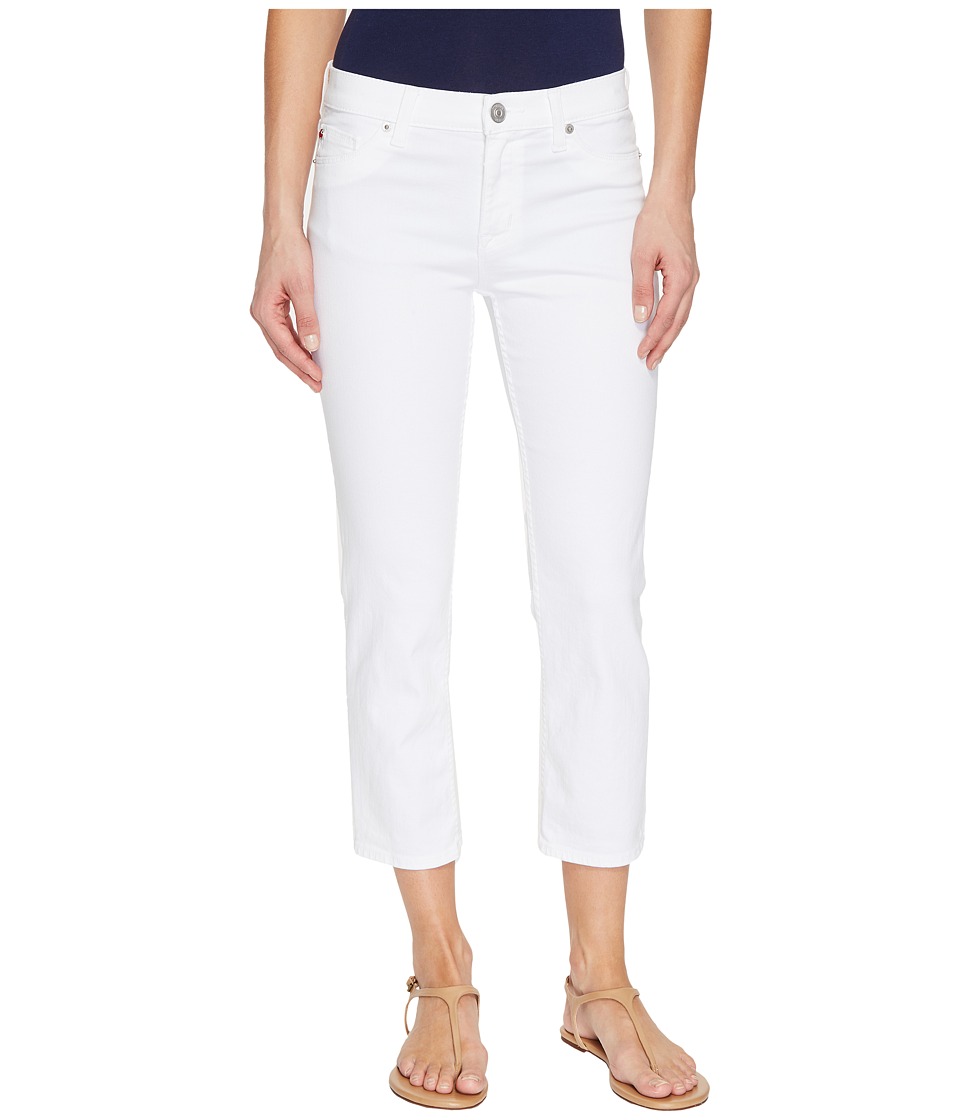 Hudson Fallon Crop in White (White) Women
