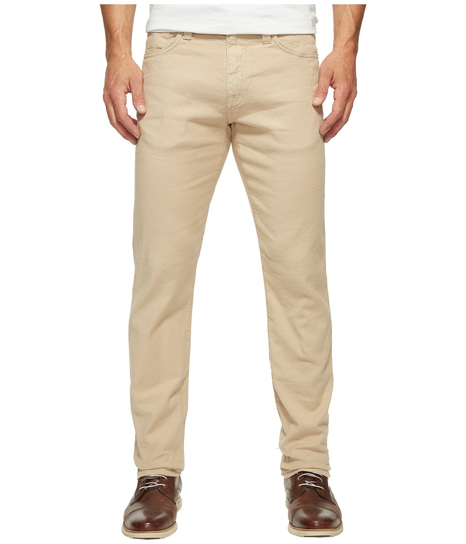 34 Heritage Courage Straight Leg in Sand Linen (Sand Linen) Men