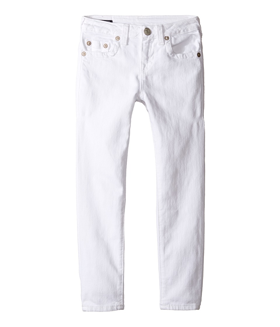 True Religion Kids Casey Ankle Skinny in White (Big Kids) (White) Girl