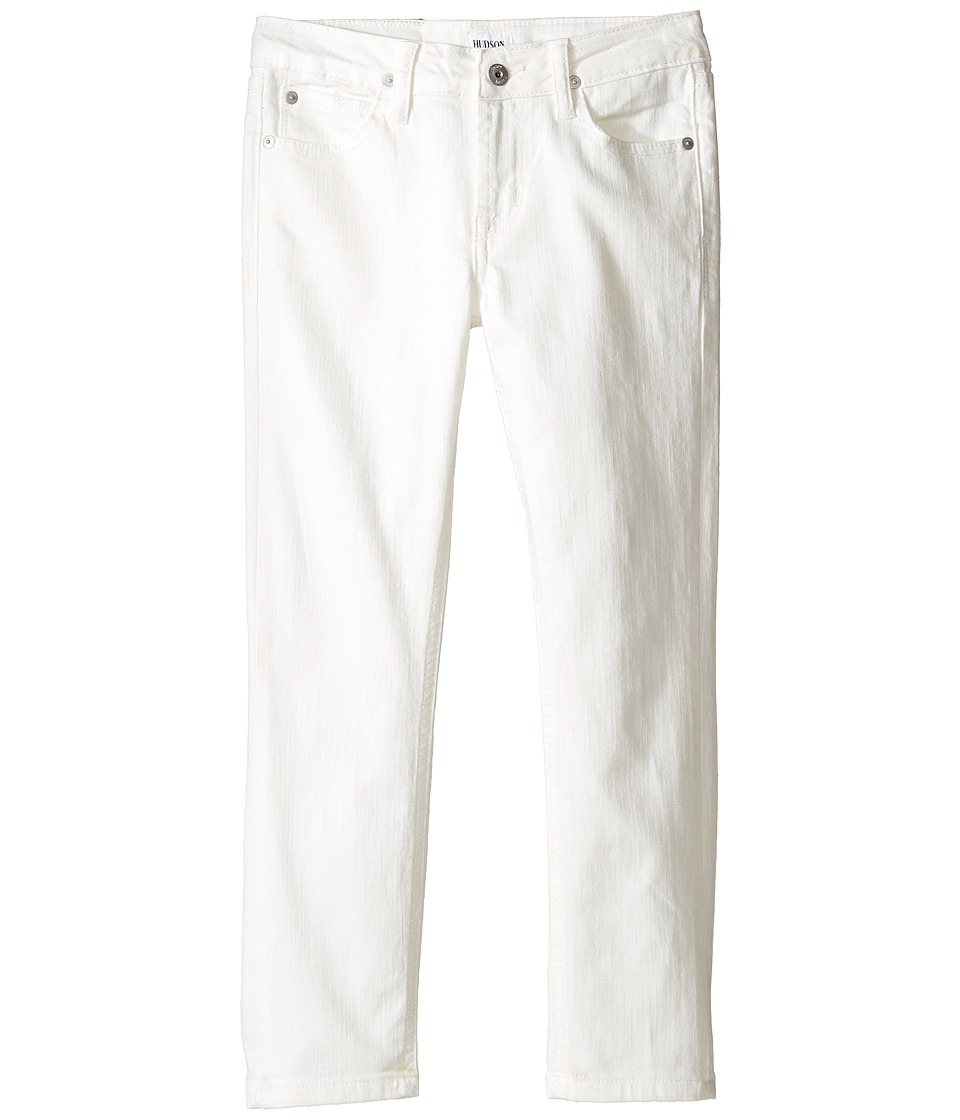 Hudson Kids Jagger Slim Straight Five-Pocket in White (Toddler/Little Kids/Big Kids) (White) Boy