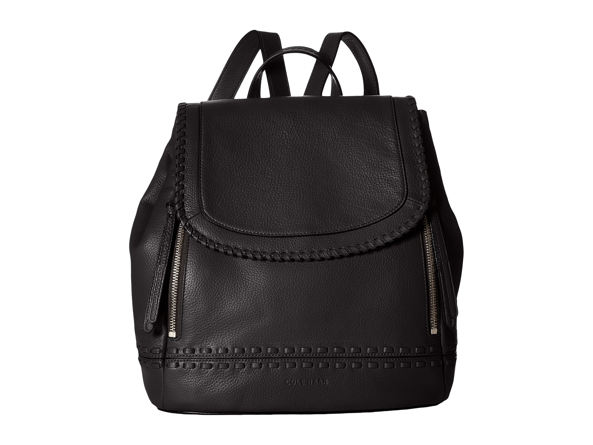 cole haan leather backpack