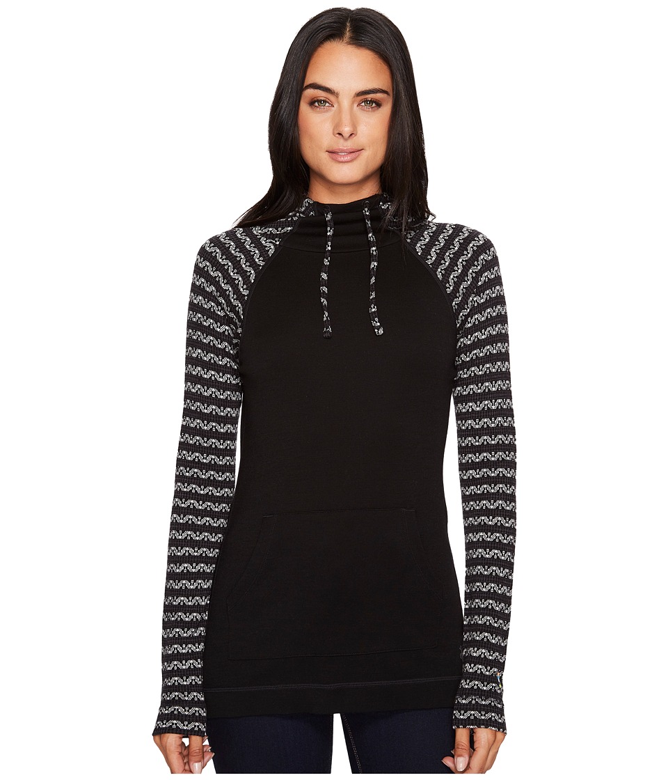Smartwool Merino 250 Drape Neck Hoodie (Black) Women