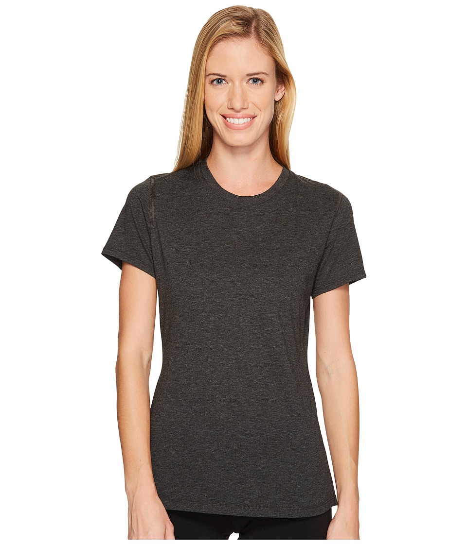 New Balance Heather Tech Tee (Black Heather) Women