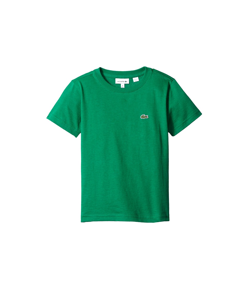 Lacoste Kids Short Sleeve Crew Neck Tee (Toddler/Little Kids/Big Kids) (Summer) Boy