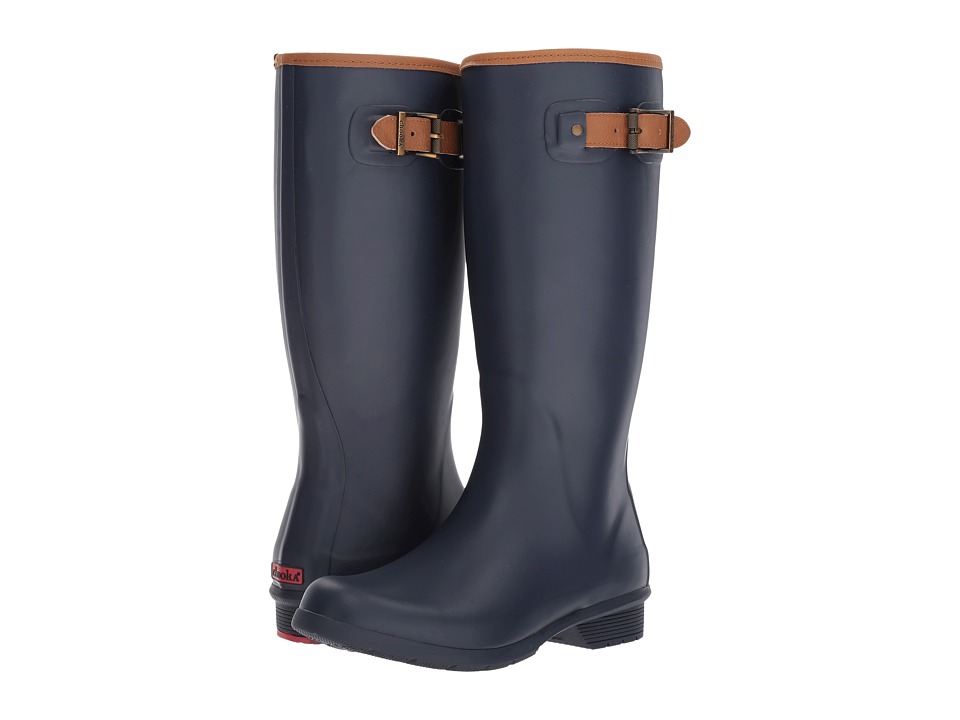Chooka City Solid Tall Boot (Navy) Women
