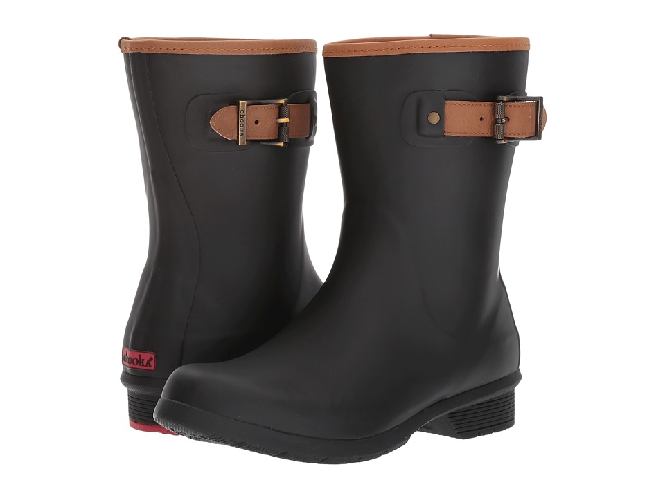 Chooka City Solid Mid Boot (Black) Women