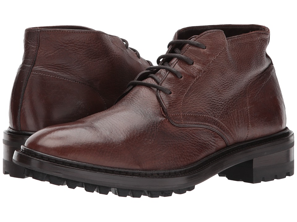 Frye Greyson Chukka (Cognac Deer Skin Leather) Men