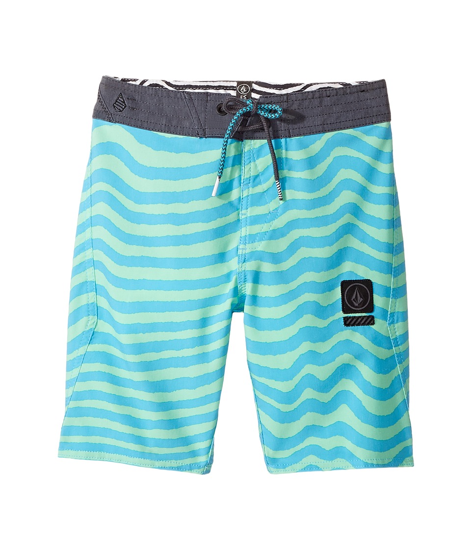 Volcom Kids Mag Vibes Stoney Boardshort (Big Kids) (Aqua) Boy