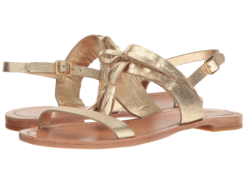 Kate Spade New York Carlita (Gold Metallic Tumbled Leather) Women