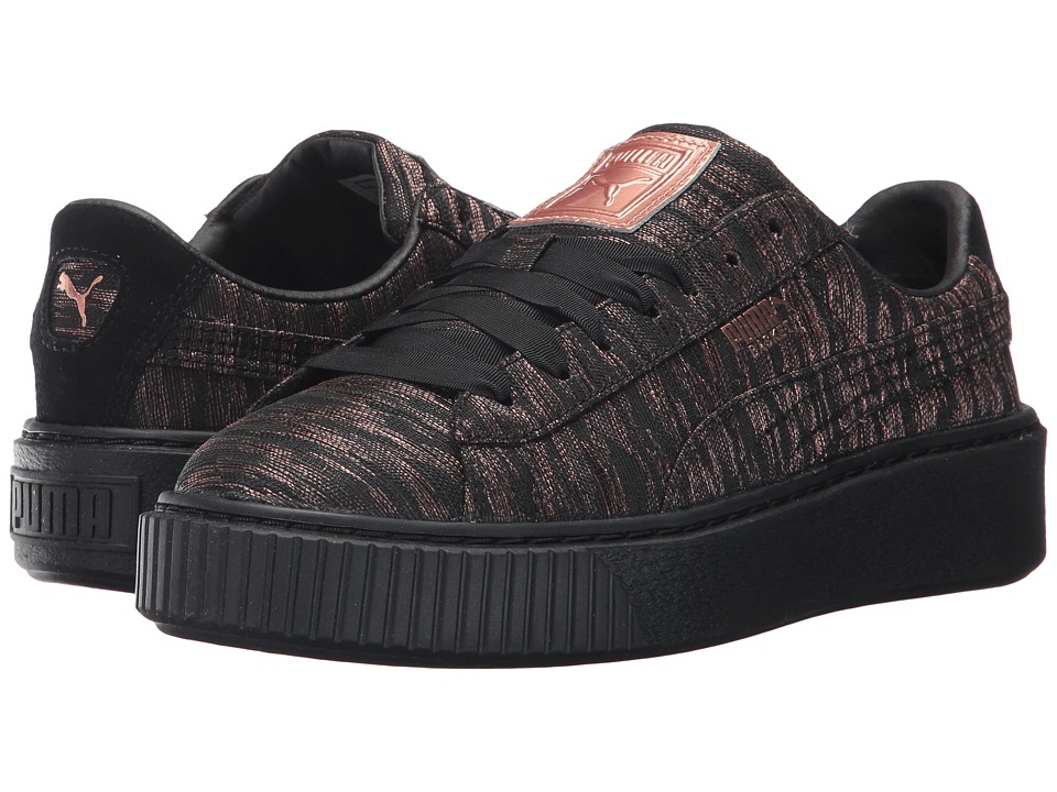 PUMA Basket Platform VR (Puma Black/Puma Black) Women