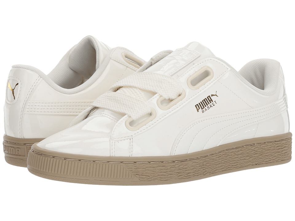 PUMA Basket Heart Patent (Marshmallow/Marshmallow) Women