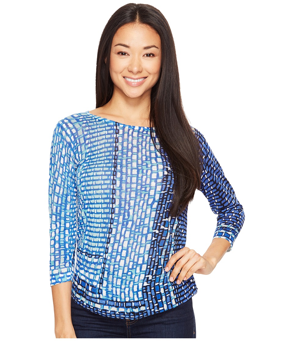 NIC+ZOE Petite Cloudburst Tissue Tee (Multi) Women