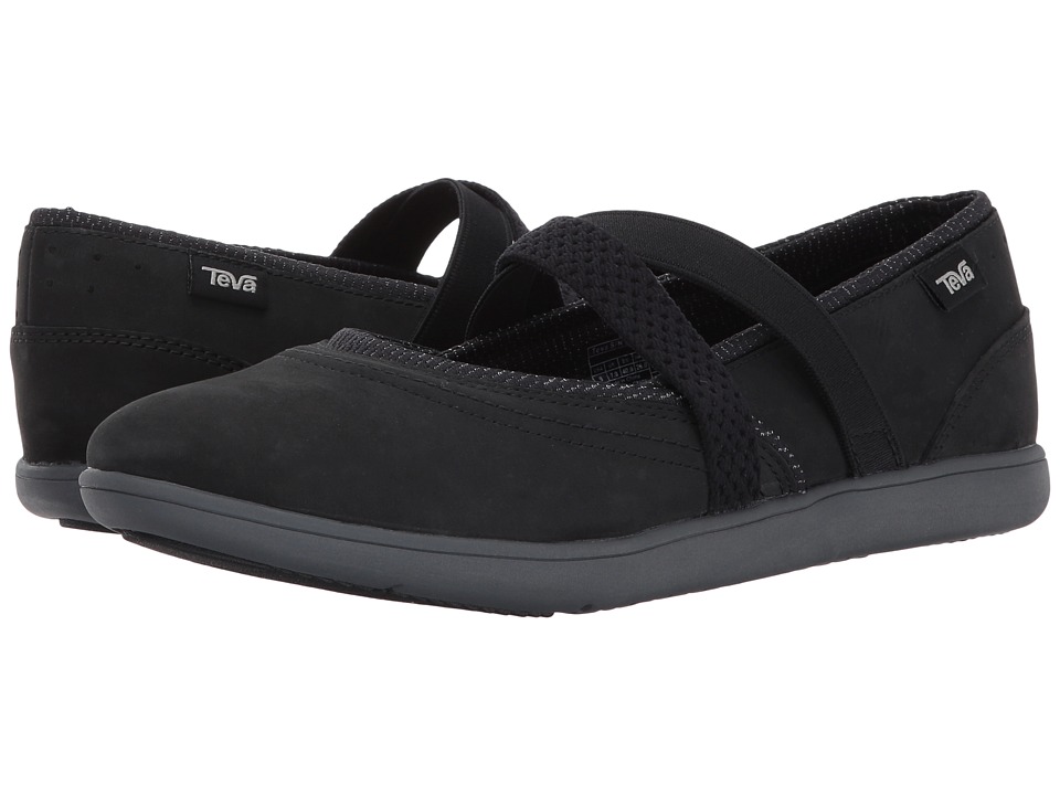 Teva Hydro-Life Slip-On Leather (Black) Women