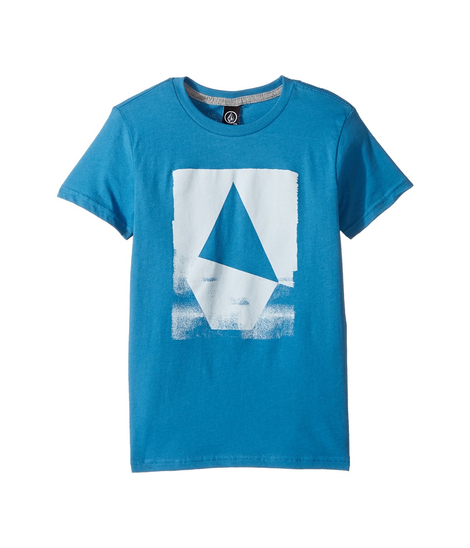 Volcom Kids Hand Geo Short Sleeve (Toddler/Little Kids) (Deep Water) Boy