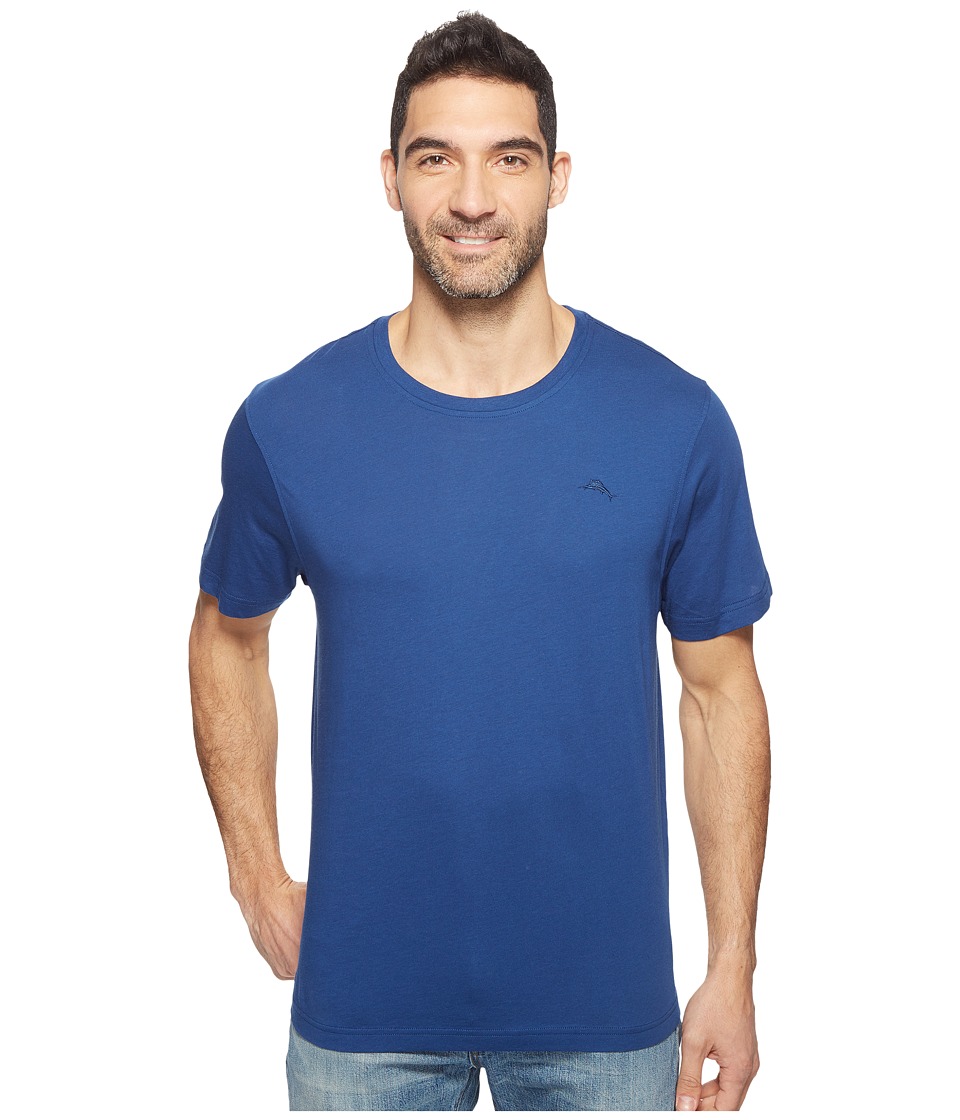 Tommy Bahama Basic Short Sleeve T-Shirt (Bering Blue) Men