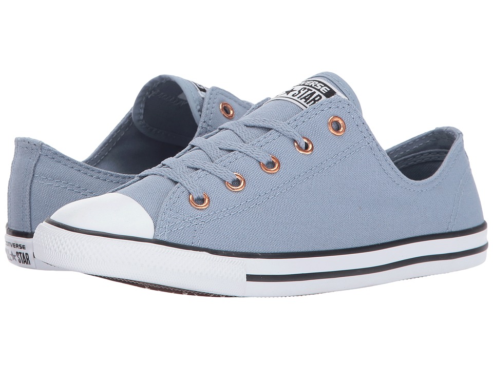 Converse Chuck Taylor All Star Dainty Ox (Blue Slate/White/Gold) Women