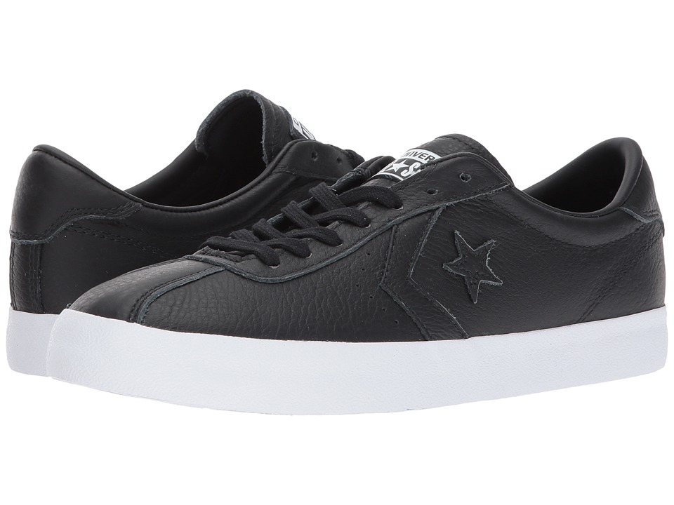 Converse Breakpoint Leather Ox (Black/Black/White) Lace up casual Shoes