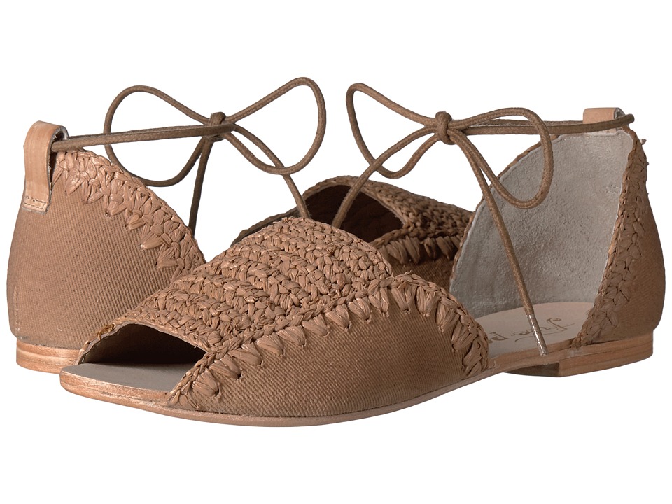 Free People Beaumont Woven Flat (Taupe) Women
