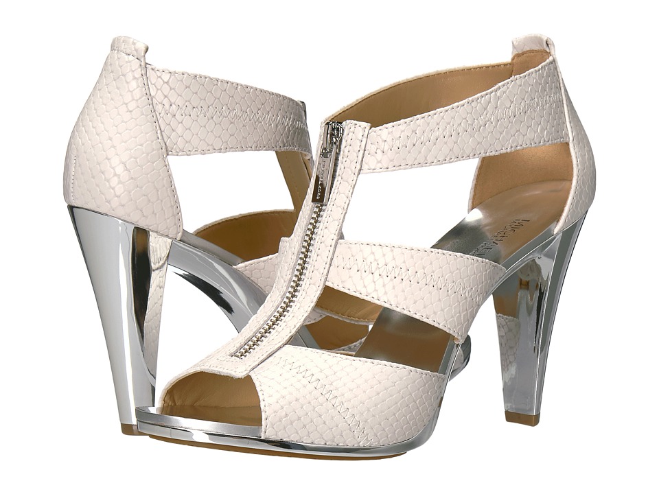 MICHAEL Michael Kors Berkley T-Strap (Optic White) High Heels
