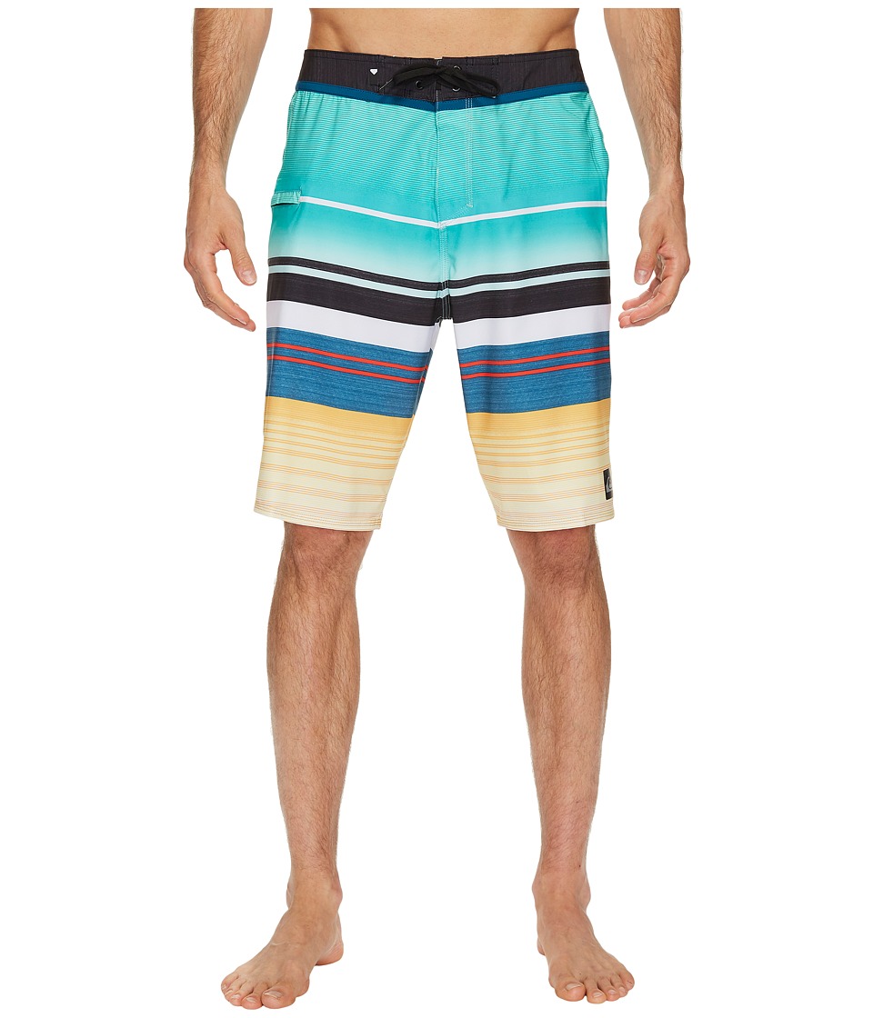 Quiksilver Everyday Stripe Vee 21 Boardshorts (Pool Blue) Men