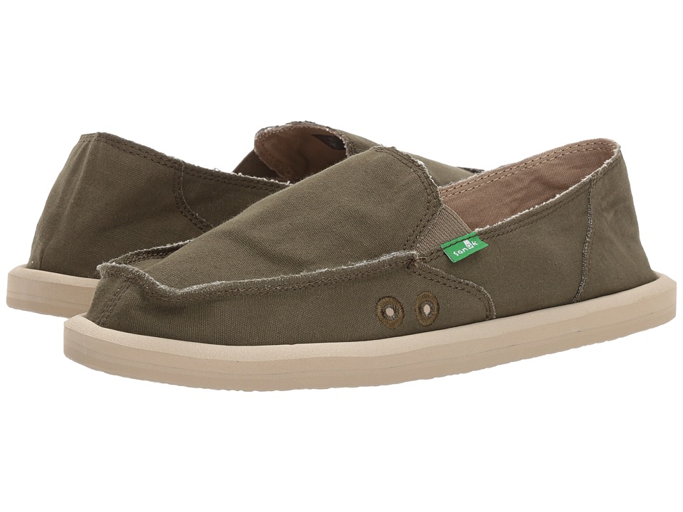 Sanuk Donna Daily (Dark Olive) Women