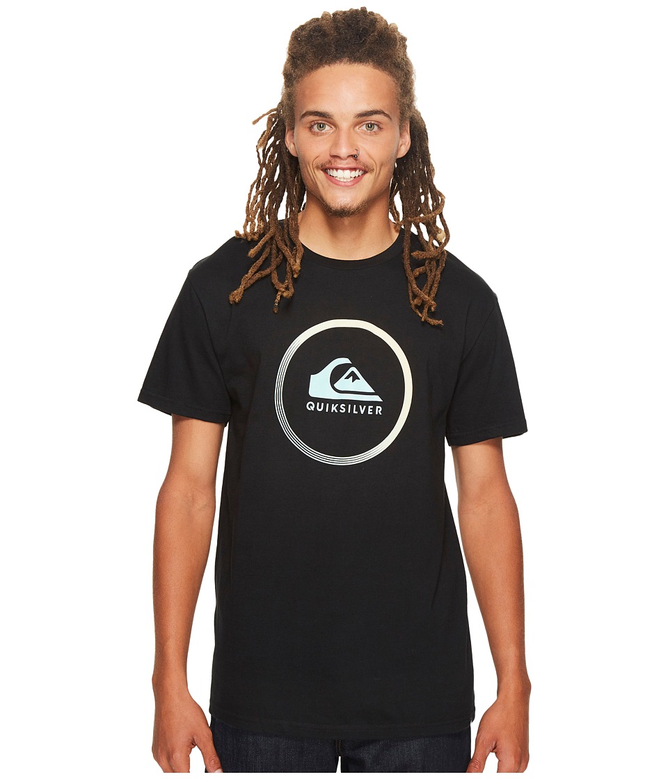 Quiksilver Active Logo Tee (Black) Men