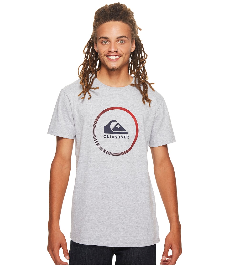 Quiksilver Active Logo Tee (Athletic Heather) Men