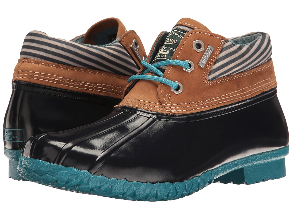 G.H. Bass & Co. Dorothy (Navy Stripe Nylon/Navy Leather) Women