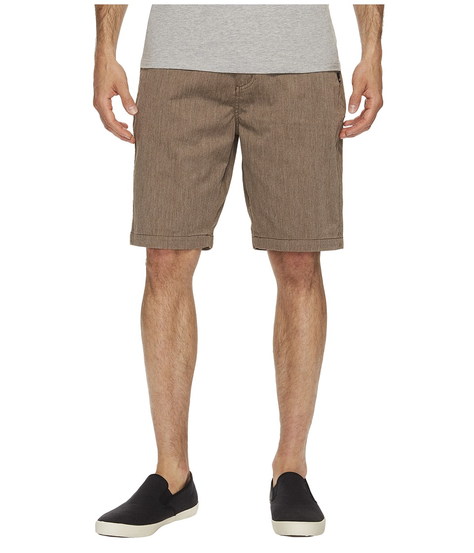 Quiksilver Everyday Union Stretch Chino Shorts (Chocolate Brown Heather) Men