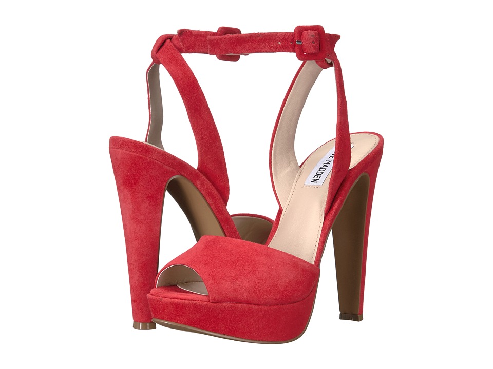Steve Madden Amber (Red Suede) Women