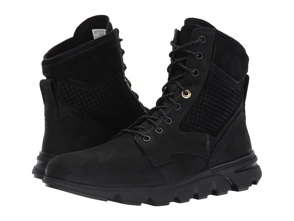 Timberland Eagle Bay Leather Boot (Black Nubuck) Men