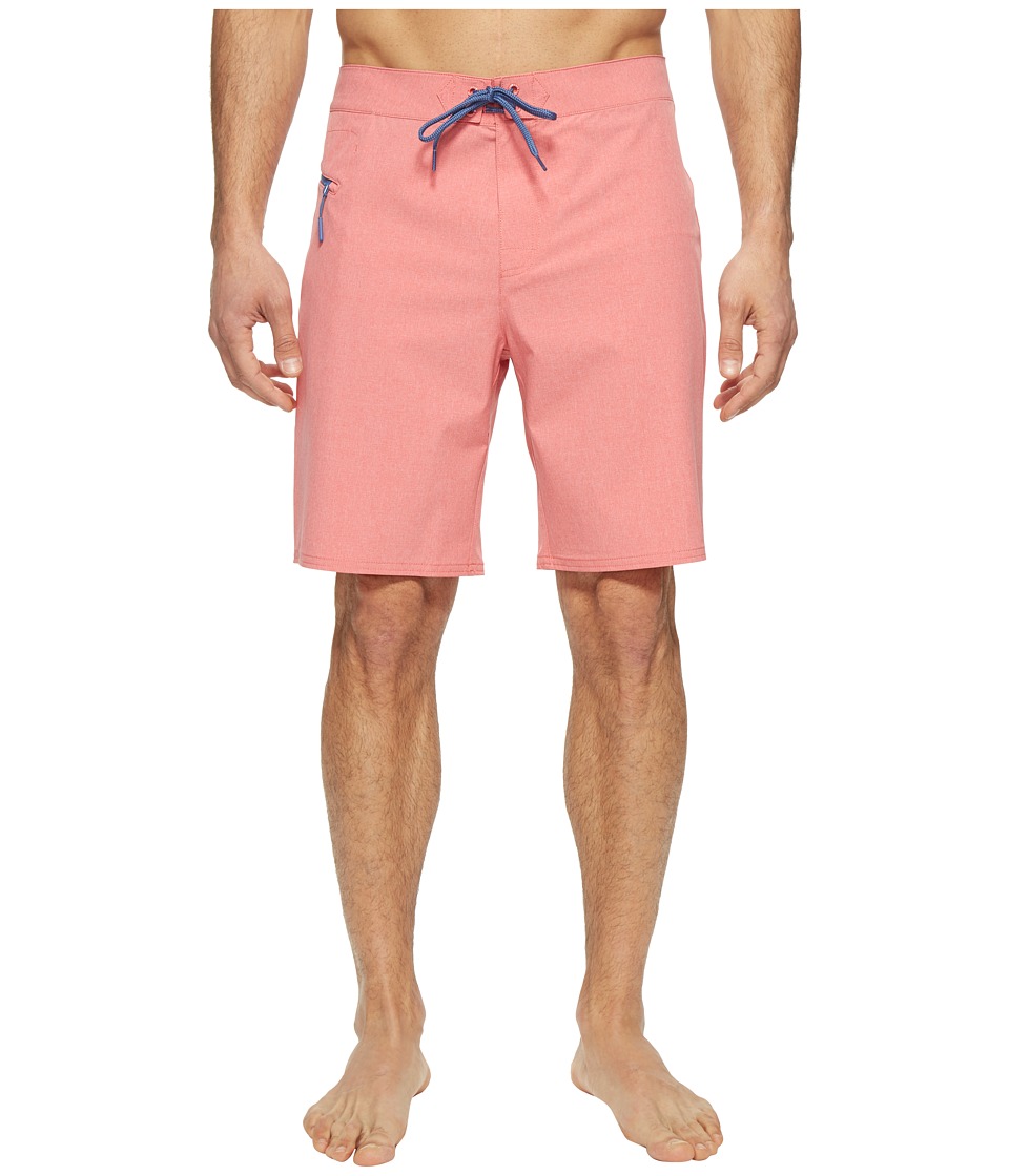 Vineyard Vines Heather Stretch Boardshorts (Jetty Red) Men