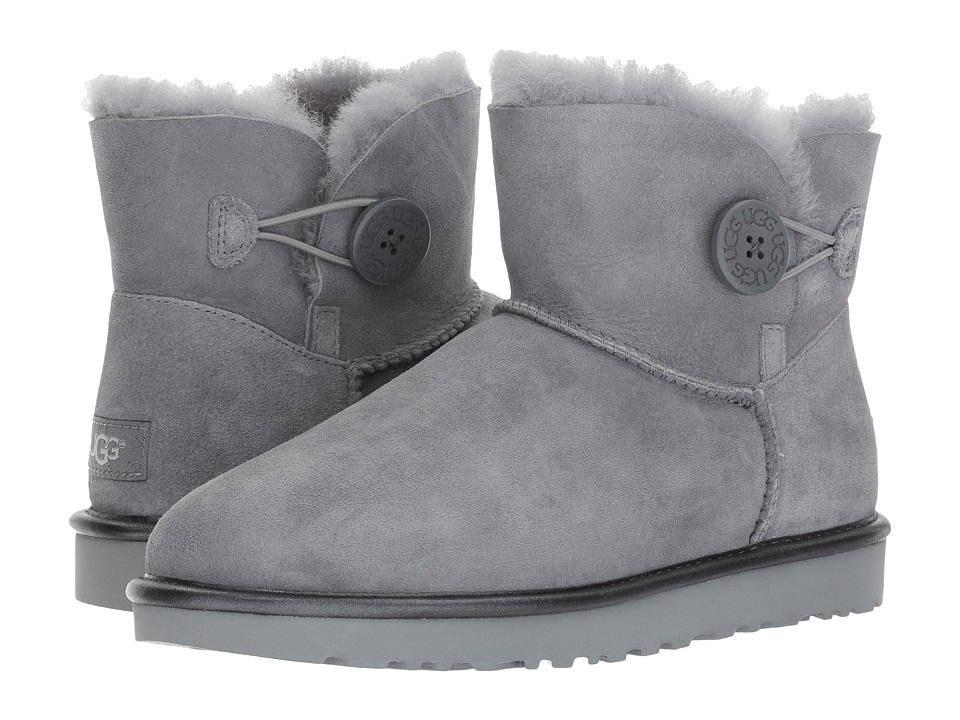 UGG Mini Bailey Button II Metallic (Geyser) Women