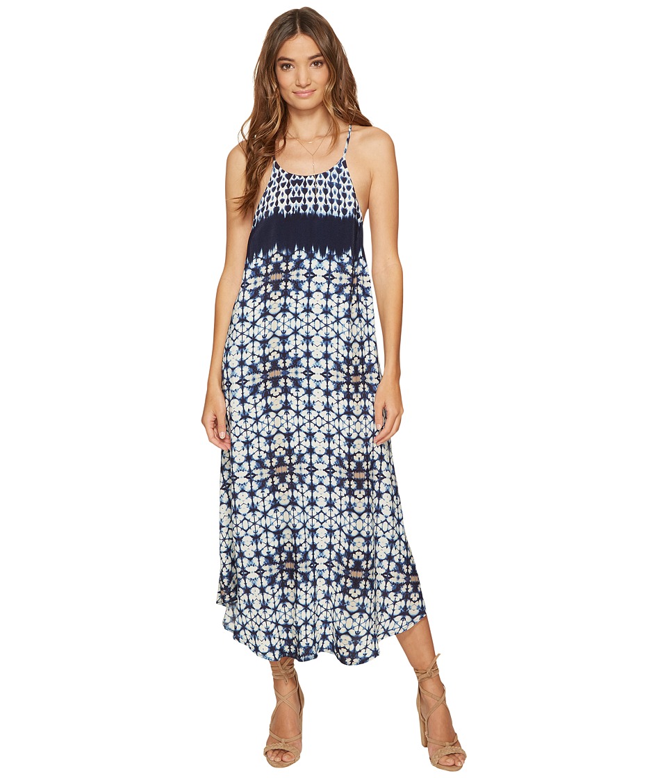 ASTR the Label Delfina Dress (Indigo Tie-Dye) Women