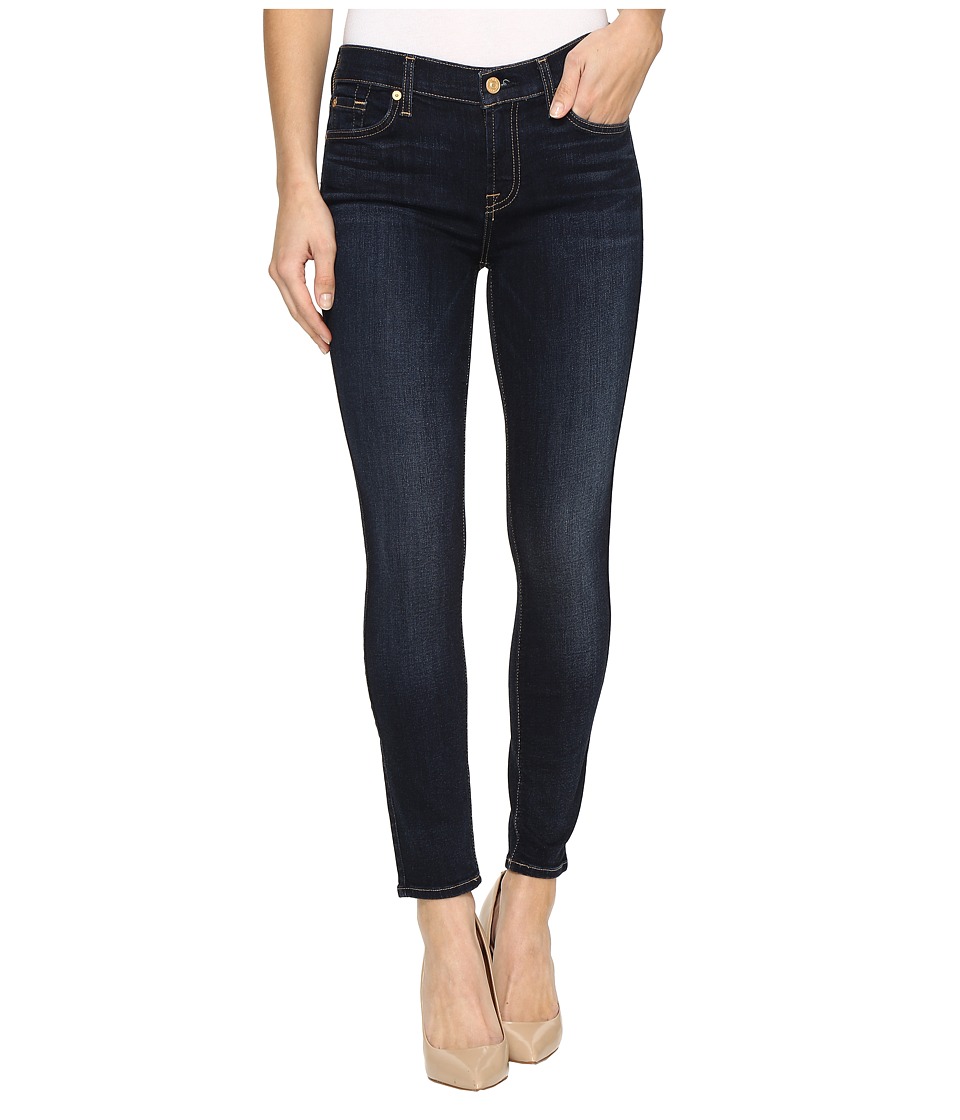 7 For All Mankind Ankle Skinny in Dark Moonlight Bay (Dark Moonlight Bay) Women