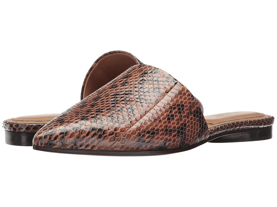 Michael Kors Darla (Luggage Genuine Snake) Women