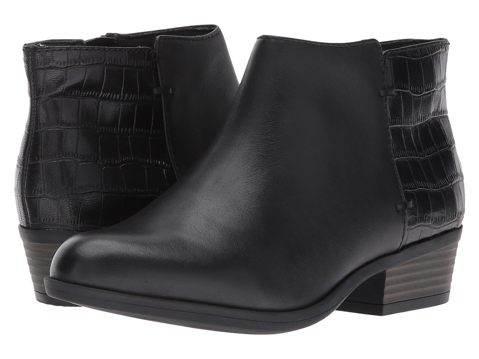 Clarks Addiy Zora (Black Leather) Women