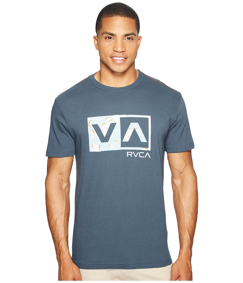RVCA Floral Balance Tee (Midnight) Men