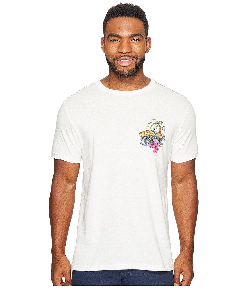 RVCA Royal Palm Tee (Antique White) Men