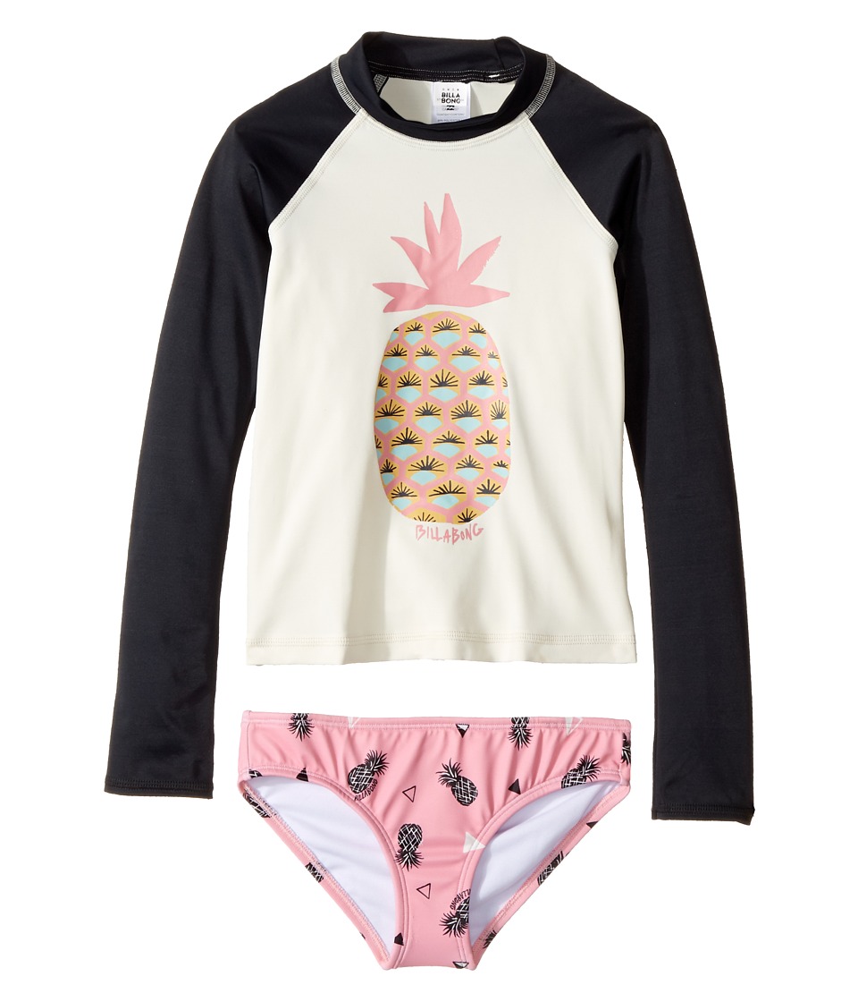 Billabong Kids Beach Bandit Long Sleeve Rashguard Set (Little Kids/Big Kids) (Multi) Girl