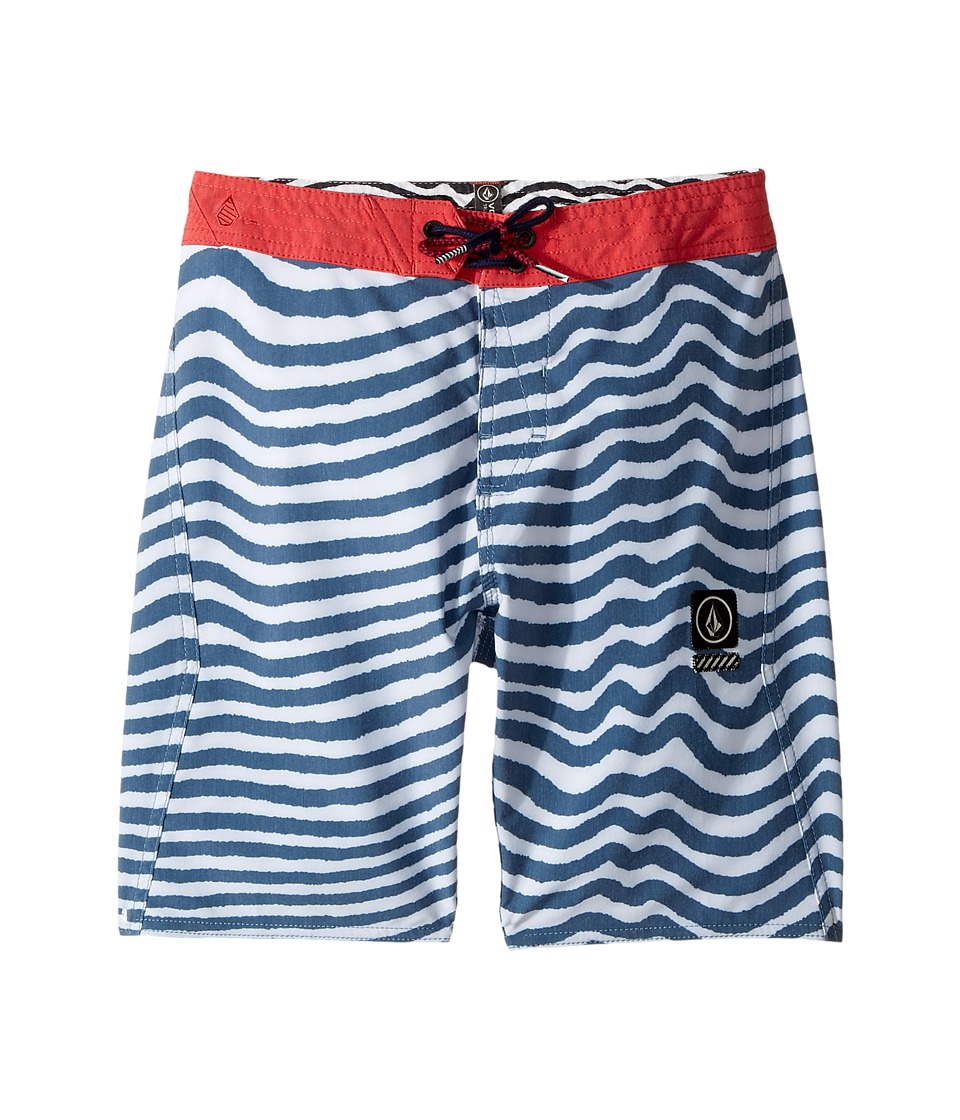 Volcom Kids Mag Vibes Slinger Boardshorts (Big Kids) (Indigo) Boy