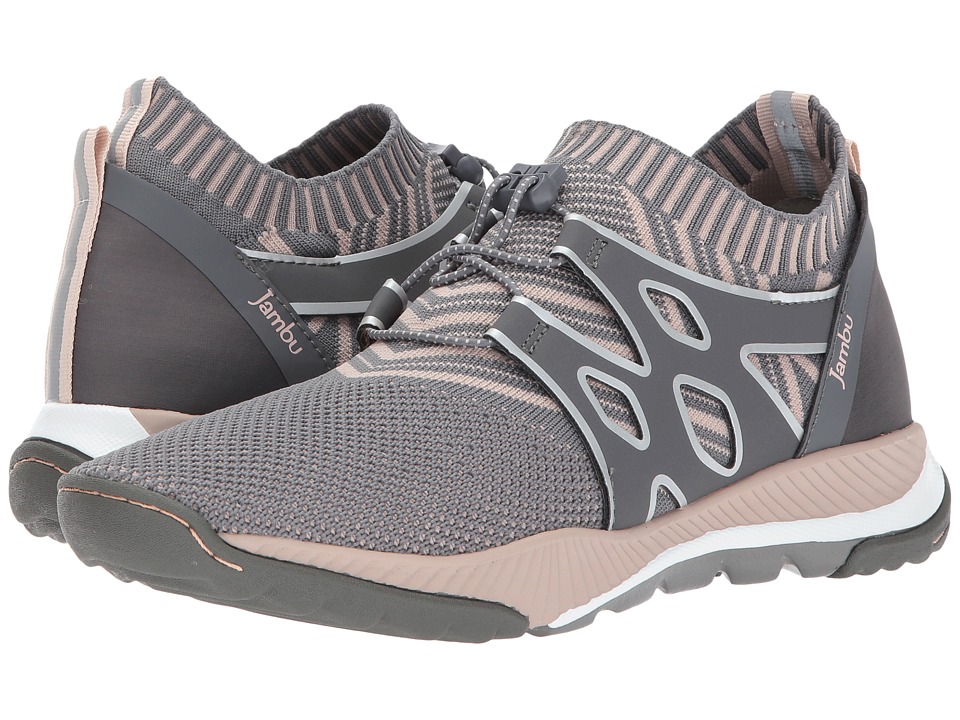 Jambu Jackie Vegan (Steel Gray Jacquard Reflective/Neoprene/Microbuck) Women